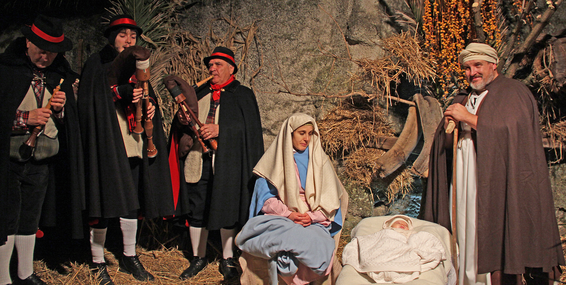 The living nativity scene in San Polo Matese